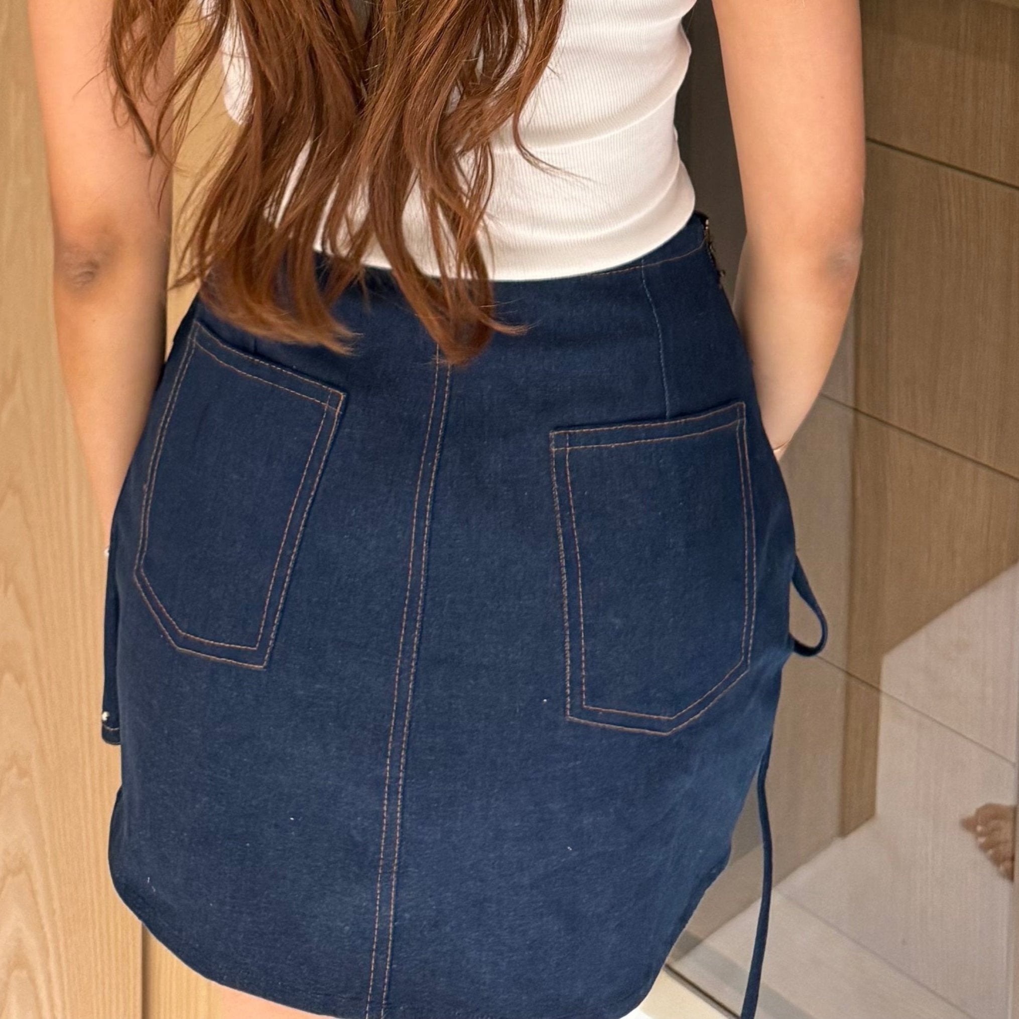 Celestial Denim Skirt